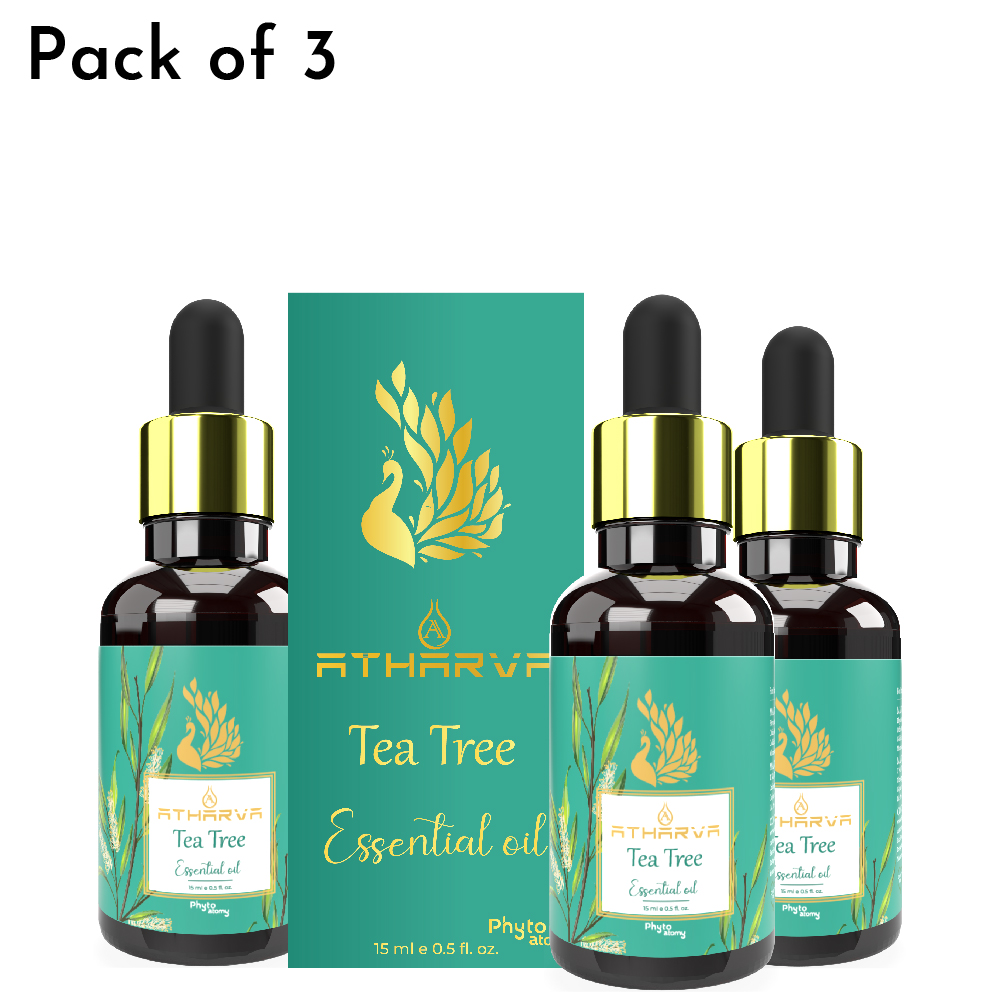Atharva Tea Tree Essential Oil (15ml) Pack Of 3